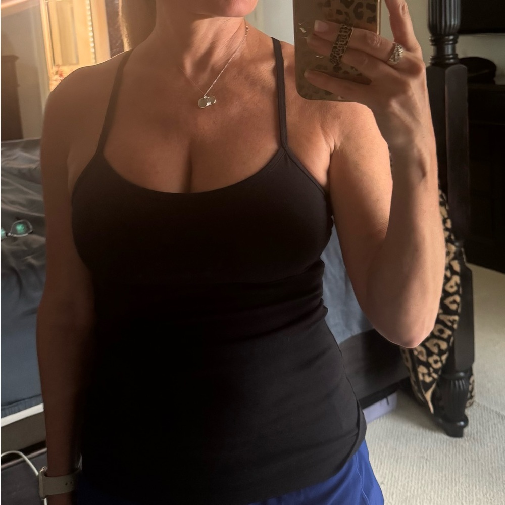 lululemon flow Y tank Black